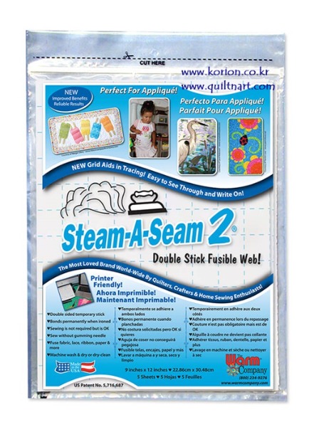 웜 휘저블웹 (Warm Steam A Seam 2) - 9″ x 12″ (22.9 x x30.5cm)