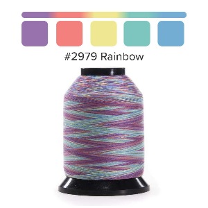 재봉실 퀼팅실 2979- Rainbow (혼합 색)