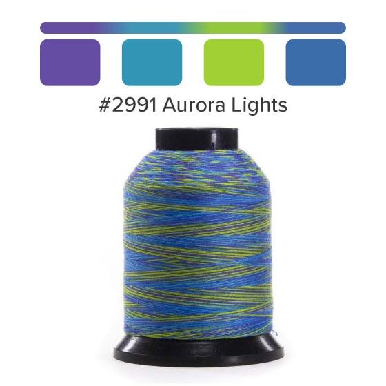 재봉실 퀼팅실 Aurora Lights (혼합 색)