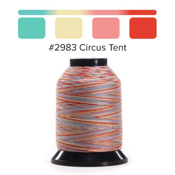 재봉실 퀼팅실 Circus Tent (혼합 색)